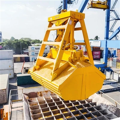 How to determine the grab bucket volume?
